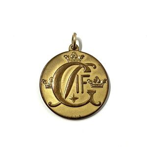Vintage Gold Filled Medal Pendant